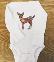 Deer watercolor  Onesie